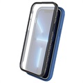 360 Beskyttelse iPhone 14 Deksel - Blå / Klar