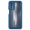 360 Beskyttelse Motorola Moto G62 5G Deksel - Mørkeblå / Klar