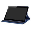 Huawei MediaPad T3 10 Roterende Folio-etui - Mørkeblå