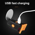 3664 Kreativ sykkelbaklykt IPX2 vanntett liten LED-lykt med støtte for USB-lading for utendørs sykling - Taurus