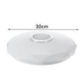 36W Smart LED-taklampe med fjernkontroll / Bluetooth-høyttaler - diamantform