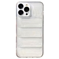 iPhone 14 Pro 3D Fleksibel TPU-deksel - Gjennomsiktig