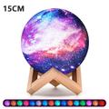 3D Galaxy LED-lampe / nattlys - 15cm
