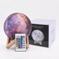 3D Galaxy LED-lampe / nattlys - 15cm