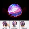 3D Galaxy LED-lampe / nattlys - 15cm