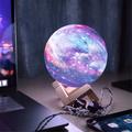3D Galaxy LED-lampe / nattlys - 15cm