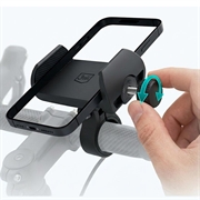 3MK BikeGrip universell sykkelholder for mobiltelefon - 4.7-7" - svart