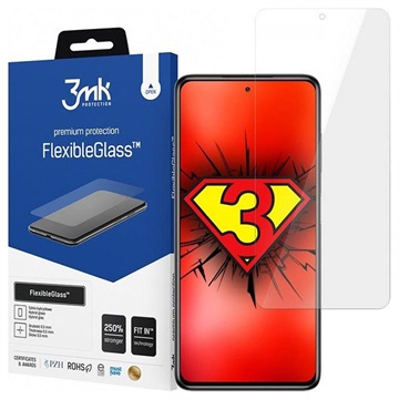 3MK FlexibleGlass Xiaomi Poco X3 Pro/X3 NFC Hybrid Skjermbeskytter - 7H