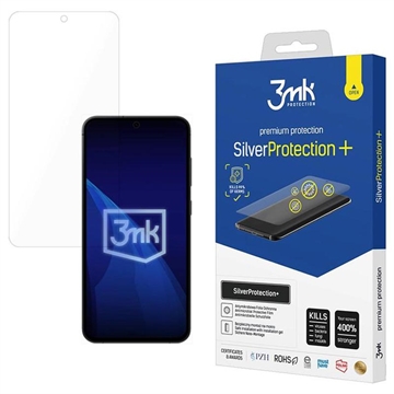 Samsung Galaxy S25 3MK SilverProtection+ Antimikrobiell Skjermbeskytter - Klar
