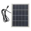 3W 5V USB-C solcellepanel for sikkerhetsutstyr - hvit