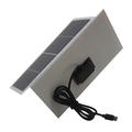 3W 5V USB-C solcellepanel for sikkerhetsutstyr - hvit