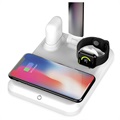 4-i-1 Trådløs Lader / LED Lampe X1 - Smartphone, Apple Watch, AirPods