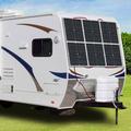 40W bærbar solcellepanel-lader til camping, båt og bobil