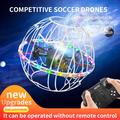 4DRC 4D-V49 Fotball-drone med 360-flips, LED-lys - svart