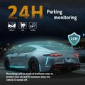 4K dashbordkamera med dobbelt objektiv og ADAS, nattsyn