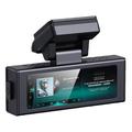 4K dashbordkamera med dobbelt objektiv og ADAS, nattsyn