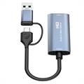 4K HDMI til USB-C/USB-A Videoopptakskort