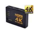 4K Ultra HD 3 til 1 HDMI-bryter med fjernkontroll