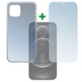4smarts 360 iPhone 12 Pro Max Beskyttelsessett - Gjennomsiktig