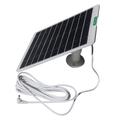 5.3W/5V solcellepanel for utendørs kameraer og dørklokker - hvit