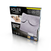 Adler AD 7403 Elektrisk varmepute - grå farge