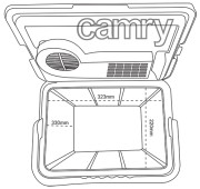 Camry CR 8065 bærbar kjøleboks 21L