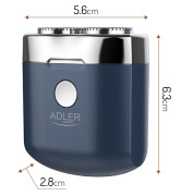 Adler AD 2937 Reise barbermaskin - USB 2 hoder