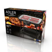 Adler AD 6602 Grill elektrisk med avtakbart varmeelement