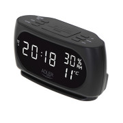 Adler AD 1186 LED-klokke med termometer