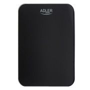 Adler AD 3167b Kjøkkenvekt - 10kg - USB-ladet - vanntett IPX5