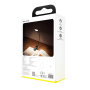Baseus Comfort Reading Mini Clip-lampe DGRAD-0G - mørkegrå