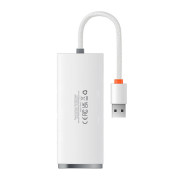 Baseus Lite Series Hub 4in1 WKQX030002 USB til 4x USB 3.0, 25 cm