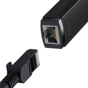Baseus Lite Series USB til RJ45-nettverksadapter WKQX000001, 100 Mbps - svart