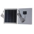 5W 12V USB-C solcellepanel-lader for sikkerhetskameraer/CCTV