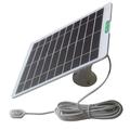 5W solcellelader for Arlo Pro 5S/Ultra/Pro 3/Ultra 2 overvåkningskamera - hvit