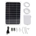 5W solcellepanel med oksygenatorpumpe for akvarium/utendørs fiske