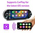 6.9" Single DIN-bilstereo med trådløs CarPlay og Android Auto - svart
