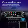 6.9" Single DIN-bilstereo med trådløs CarPlay og Android Auto - svart