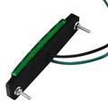 Vanntett sidemarkeringslys med 6 LED-pærer for 12V/24V båt, tilhenger, lastebil, bobil - grønn