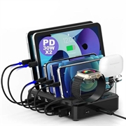 Universal ladestasjon med 6 porter 018-3PD-2 - 110W