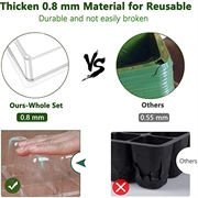 60-cellers startbrett for frø / minidrivhus med fuktighetskuppel