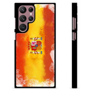 Samsung Galaxy S22 Ultra 5G Beskyttelsesdeksel - Spansk Flagg