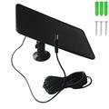 6W, 5V solcellelader til dørklokke og overvåkningskamera - svart
