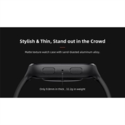 70mai Saphir Smartwatch - 1.78" AMOLED-skjerm - Hvit