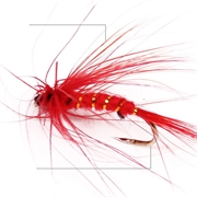 72 stk. Fluefiske lokkesett med eske - håndlagde kroker for fiske