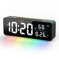 8830 Digital vekkerklokke med RGB-nattlys - svart