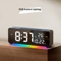 8830 Digital vekkerklokke med RGB-nattlys - svart
