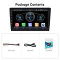 9009W multimediaspiller for bil med trådløs CarPlay og Android Auto - 9" - svart