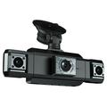 9728D 1080P 4 objektiv WiFi Dash Cam med nattsyn - Svart