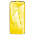 iPhone 15 Pro 9D Full Dekning Skjermbeskyttere Panzerglass - Svart Kant